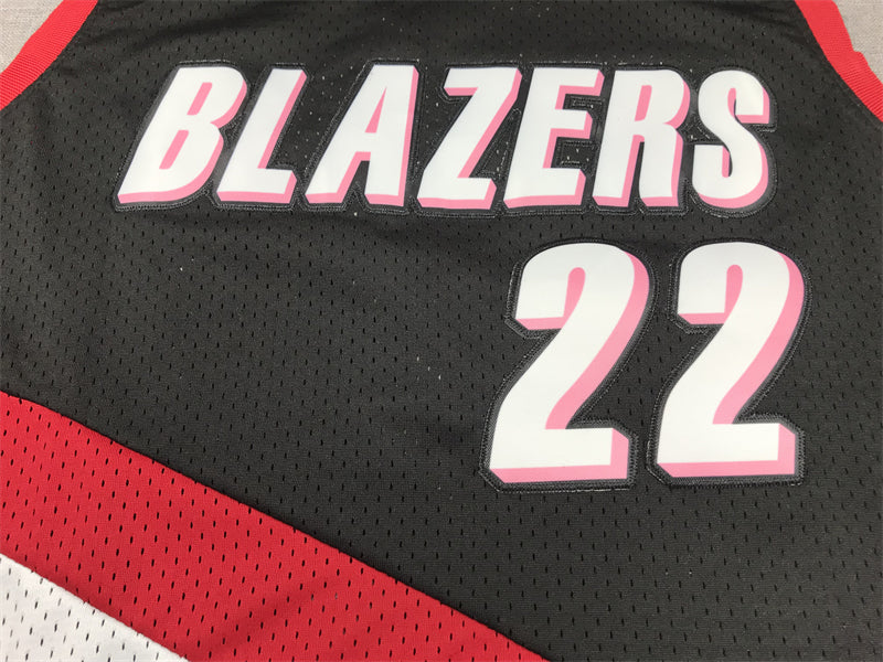 Men's Portland Trail Blazers Clyde Drexler #22 Black 1991-92 Hardwood Classics Swingman Jersey