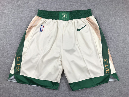 Men's Boston Celtics White 2023/24 Swingman City Edition Shorts