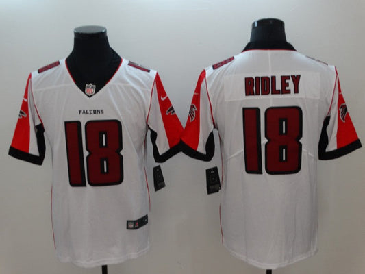 Men's Atlanta Falcons Calvin Ridley #18 White Game Jersey