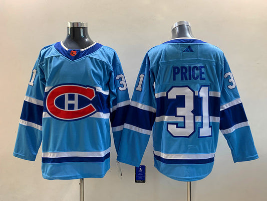 Men's Montreal Canadiens Carey Price #31 Blue Player Jersey