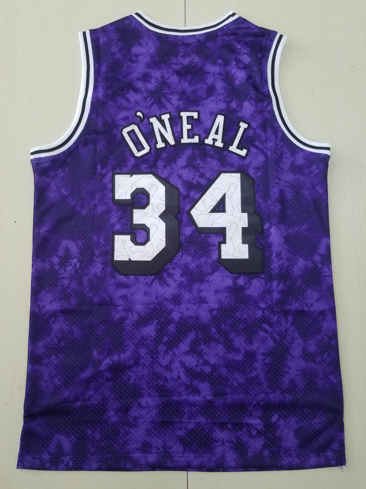 Men's Los Angeles Lakers Shaquille O'Neal #34 Purple Galaxy Swingman Jersey