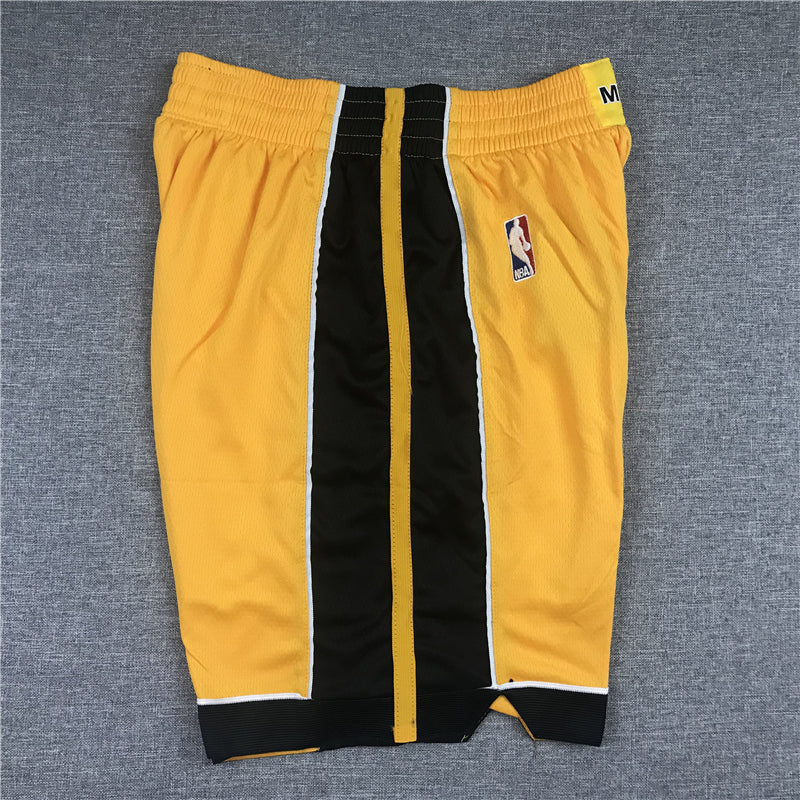 Men's Miami Heat Yellow 2020/21 Earned Edition Basketball Shorts