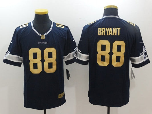 Men's Dallas Cowboys Dez Bryant #88 Navy Game Player Jersey