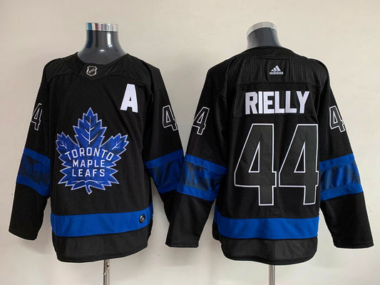 Men's Toronto Maple Leafs Morgan Rielly #44 Black Authentic Player Jersey