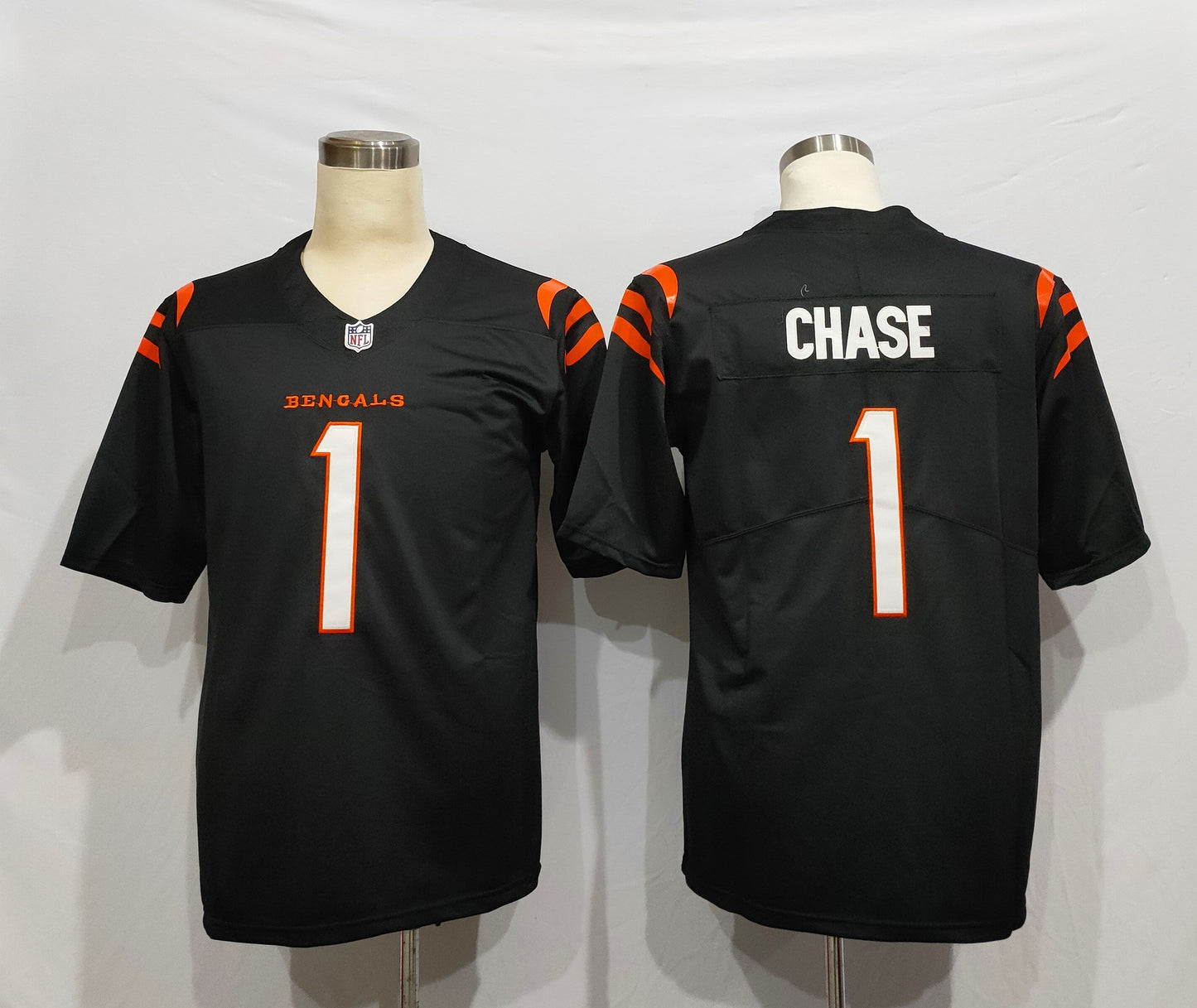 Men's Cincinnati Bengals Ja'Marr Chase #1 Black Game Jersey