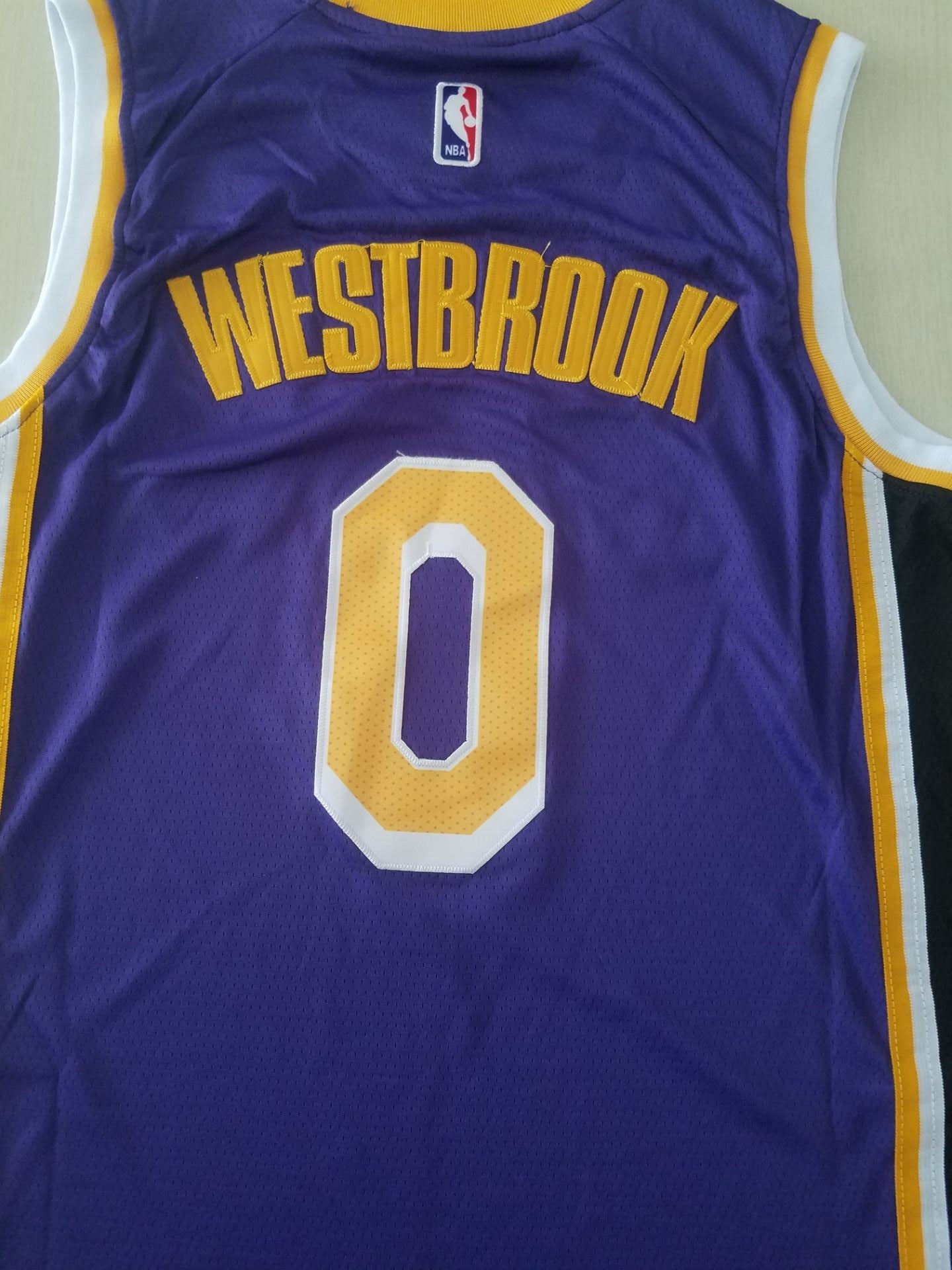 Men's Los Angeles Lakers Russell Westbrook Purple 2020/21 Swingman Player Jersey