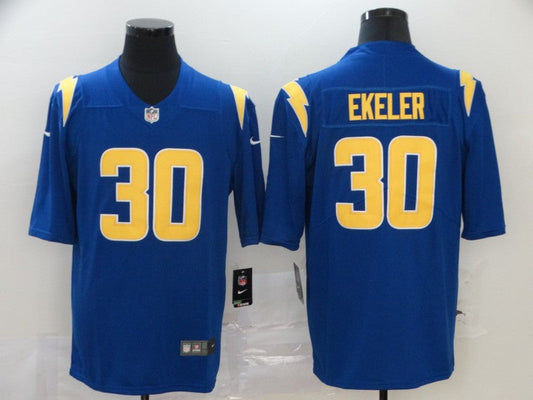 Men's Los Angeles Chargers Austin Ekeler #30 Blue 2nd Alternate Game Jersey