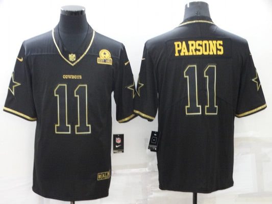 Men's Dallas Cowboys Micah Parsons #11 Black Player Game Jersey