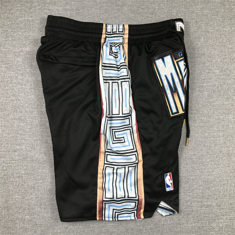 Men's Memphis Grizzlies Black 2022/23 City Edition Basketball Shorts