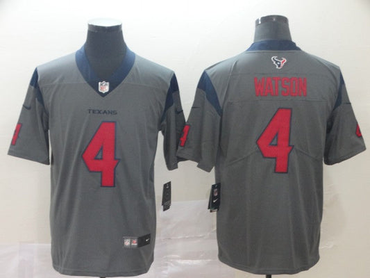 Men's Houston Texans Deshaun Watson #4 Gray Inverted Legend Jersey