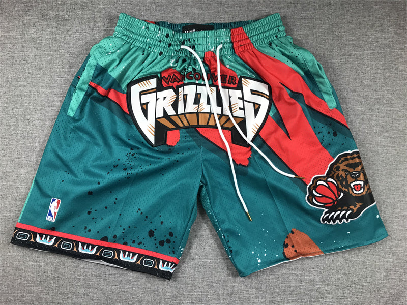 Men's Memphis Grizzlies Green Swingman Pocket Shorts