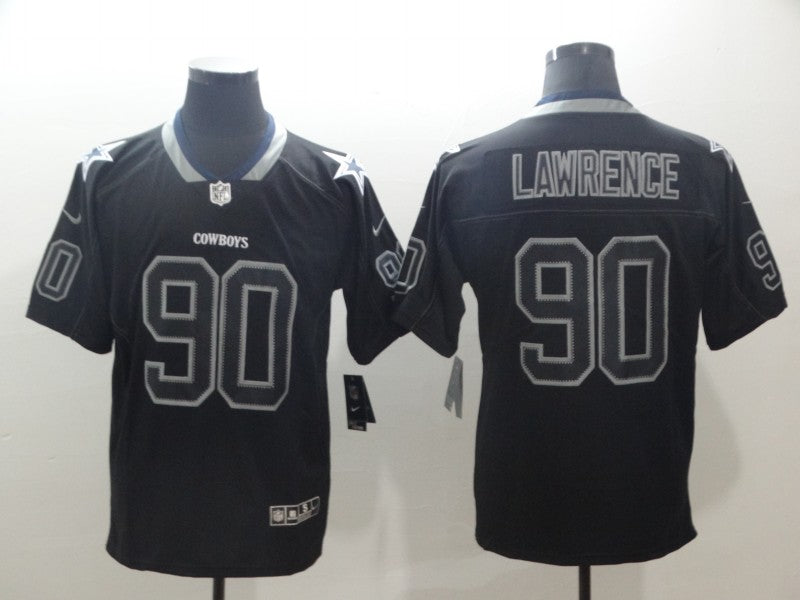 Men's Dallas Cowboys DeMarcus Lawrence #90 Black Player Game Jersey