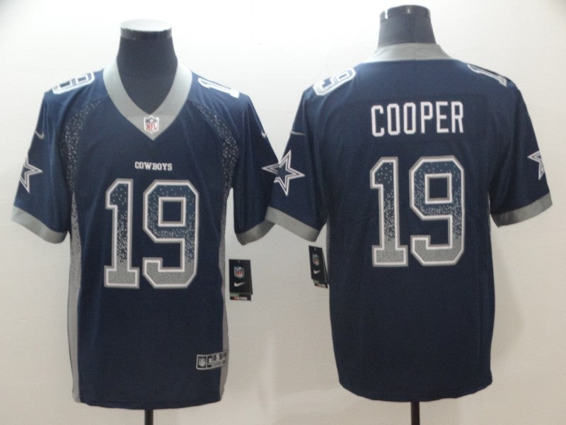 Men's Dallas Cowboys Amari Cooper #19 Navy Game Jersey