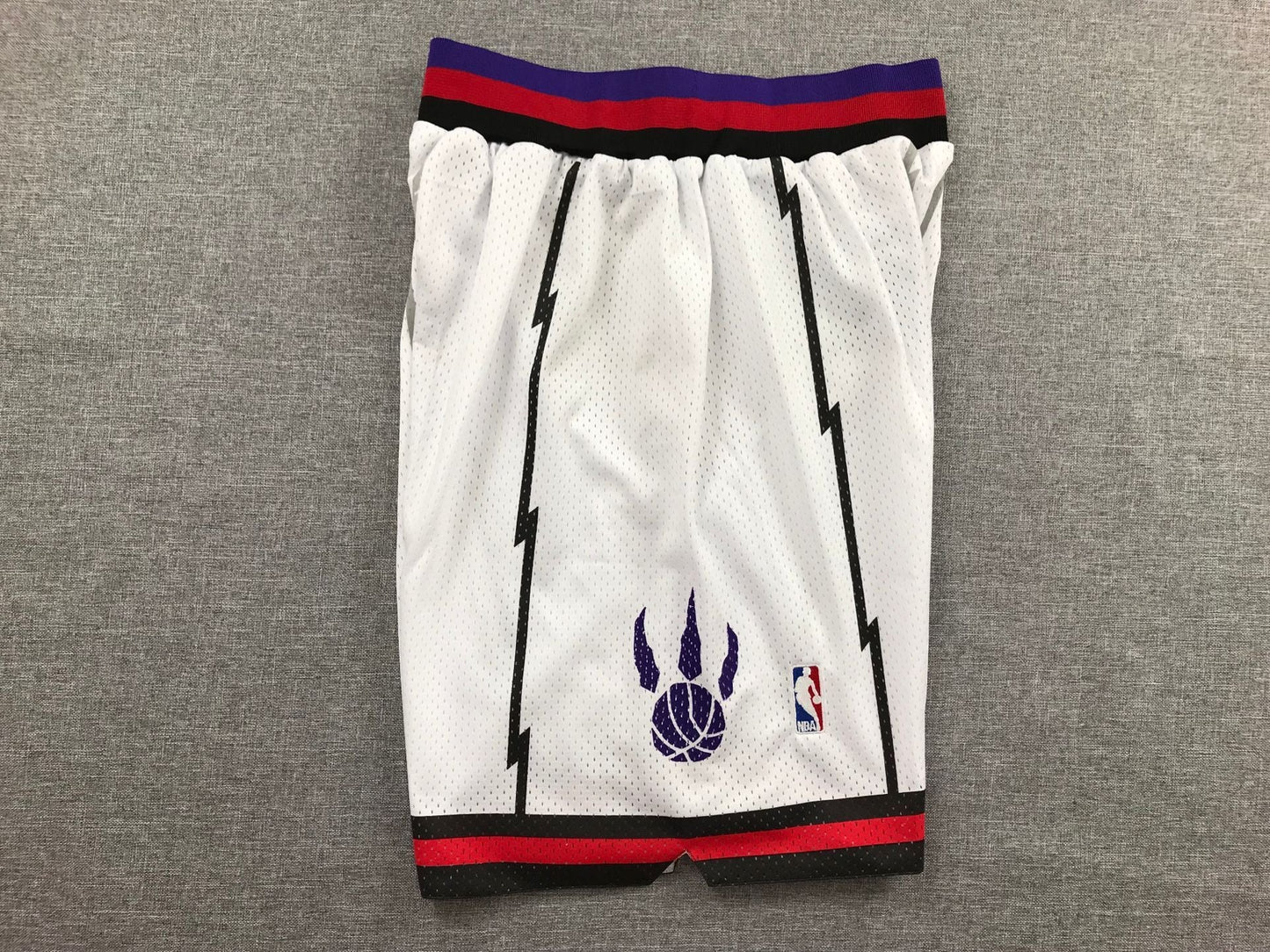 Men's Toronto Raptors White Basketball Shorts