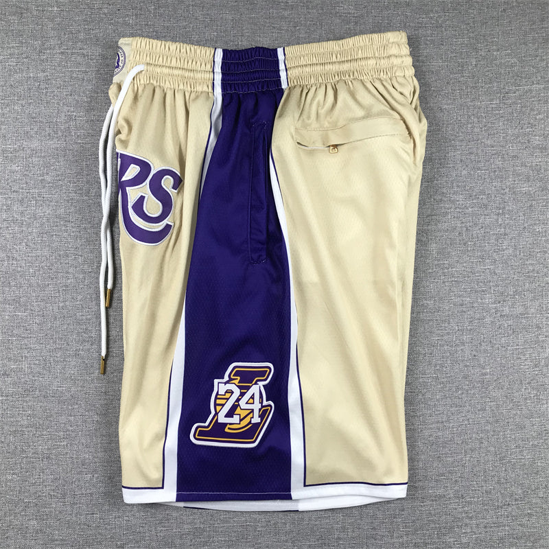 Men's Los Angeles Lakers Gold Hall of Fame Pocket Shorts