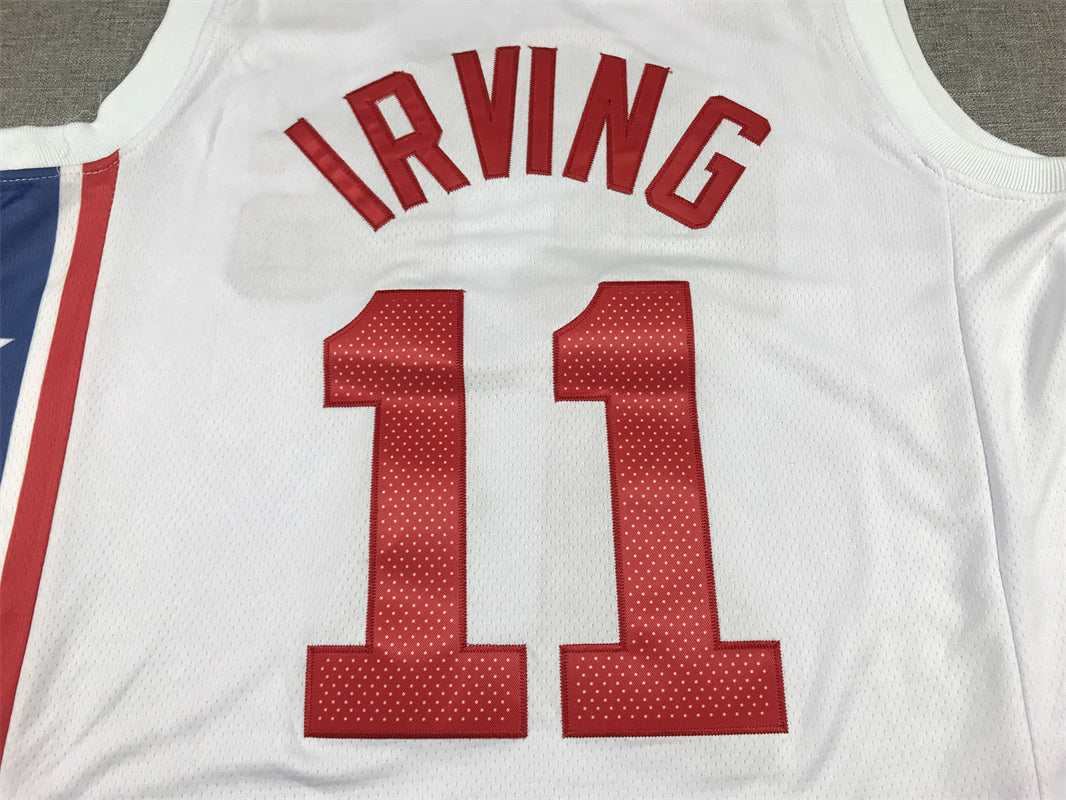 Men's Brooklyn Nets Kyrie Irving #11 White 2022/23 Swingman Jersey - Classic Edition