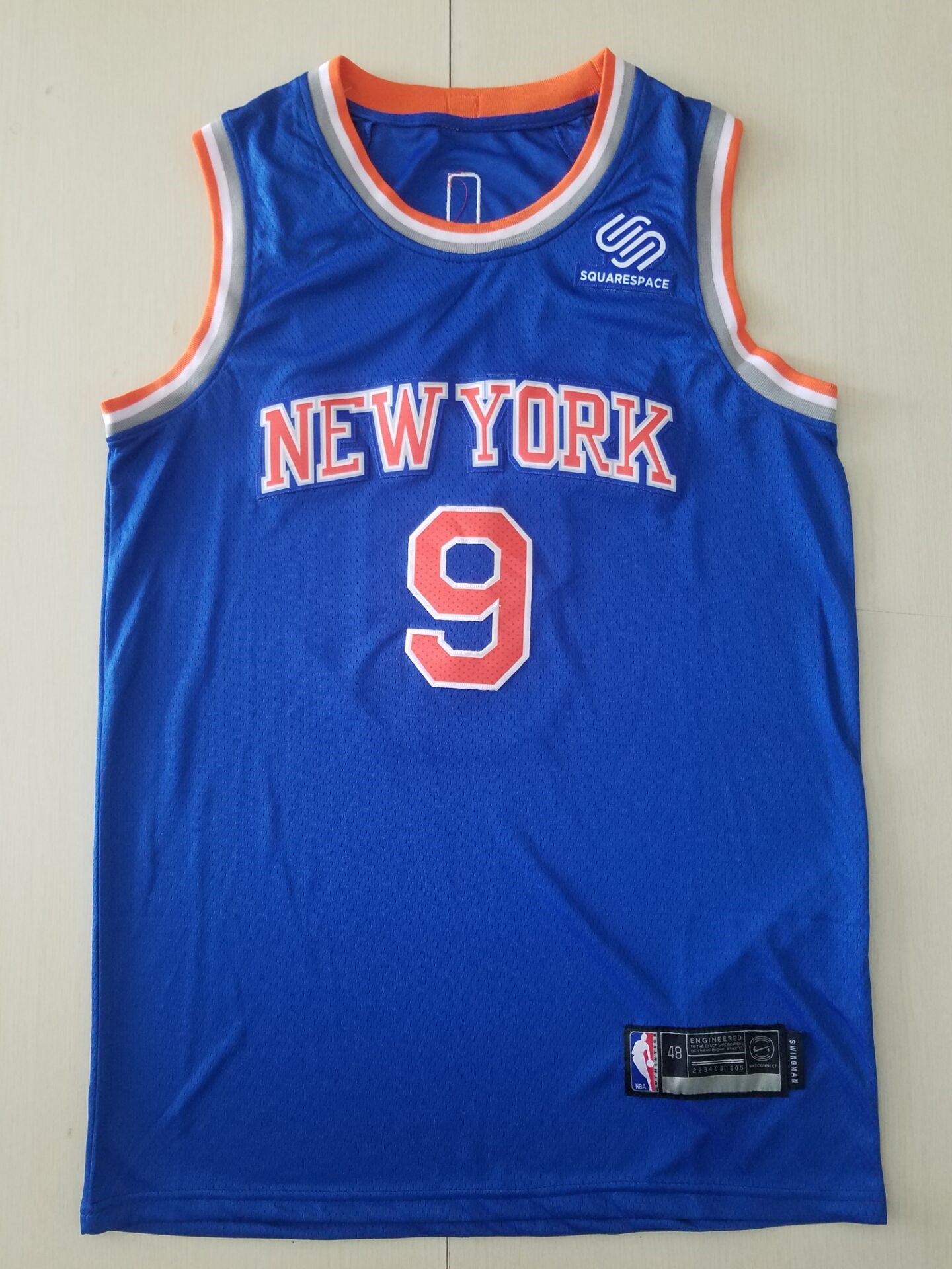 Men's New York Knicks RJ Barrett Fanatics Branded Blue Replica Fast Break Jersey