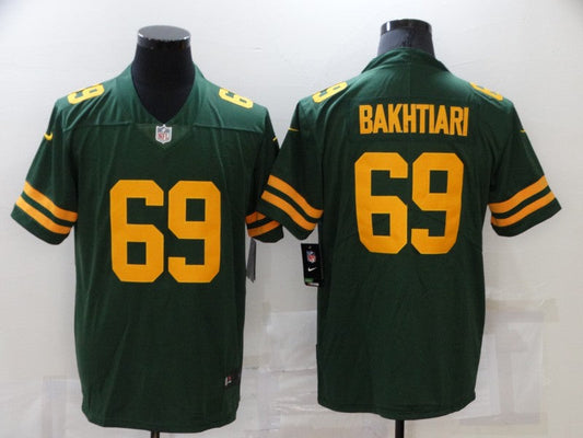 Men's Green Bay Packers David Bakhtiari #69 Green Game Player Jersey