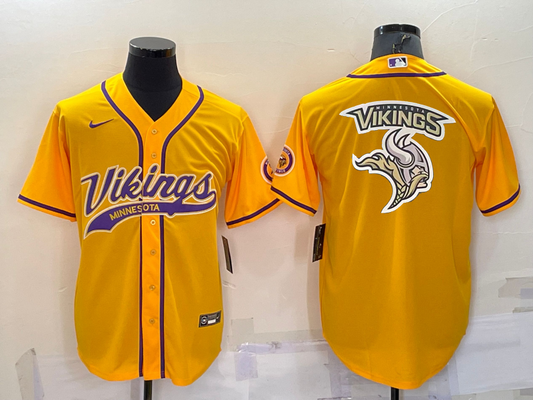 Men's Minnesota Vikings Yellow Game Jersey