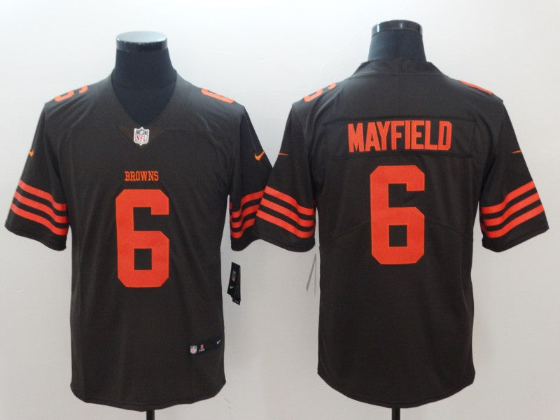 Men's Cleveland Browns Baker Mayfield Brown Player Legend Jersey