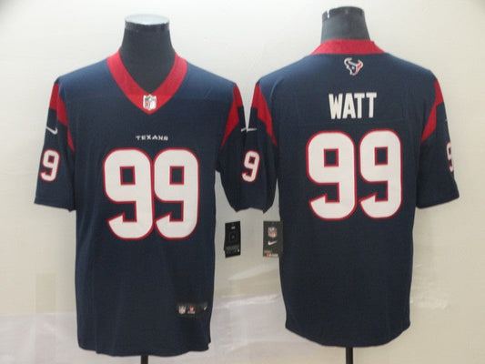 Men's Houston Texans J.J. Watt #99 Navy Game Player Jersey