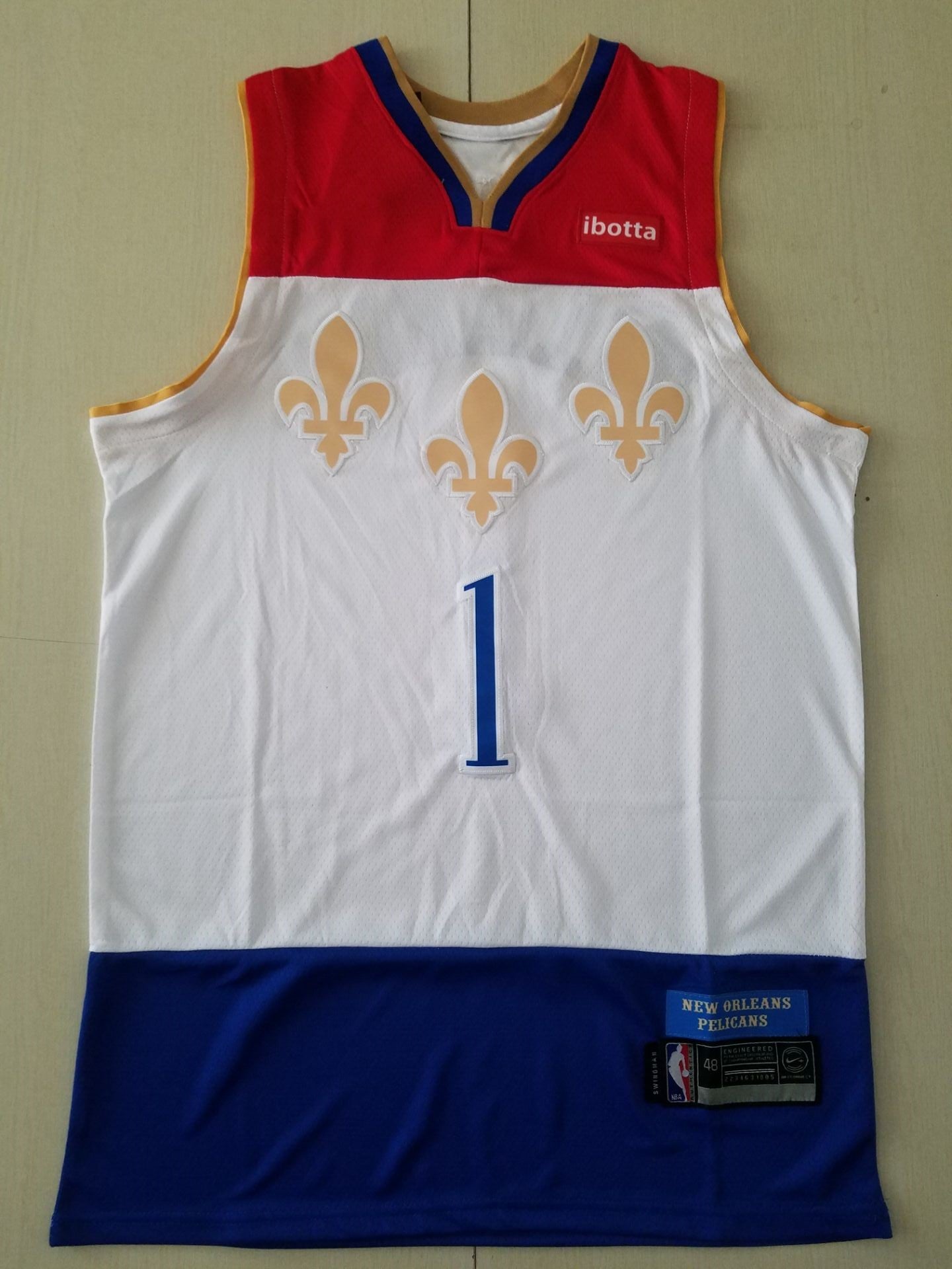 Men's New Orleans Pelicans Zion Williamson #1 White 2020/21 Swingman Jersey