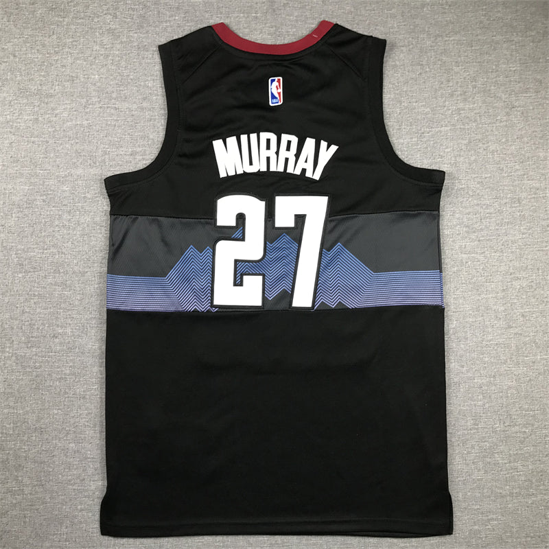 Men's Denver Nuggets Jamal Murray #27 Black 2023/24 Swingman Jersey - City Edition