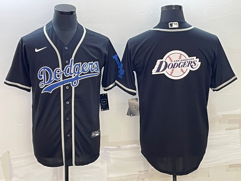 Men's Los Angeles Dodgers Black Authentic Baseball Jersey