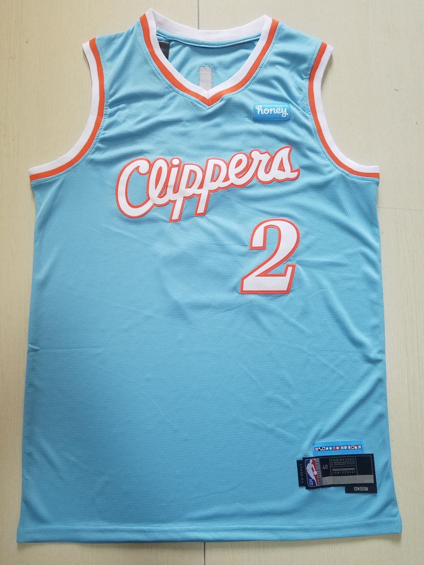 Men's LA Clippers Kawhi Leonard Blue 2021/22 Swingman Jersey - City Edition