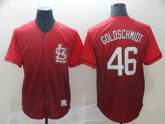 Men's St. Louis Cardinals Paul Goldschmidt #46 Red Stitched Jersey