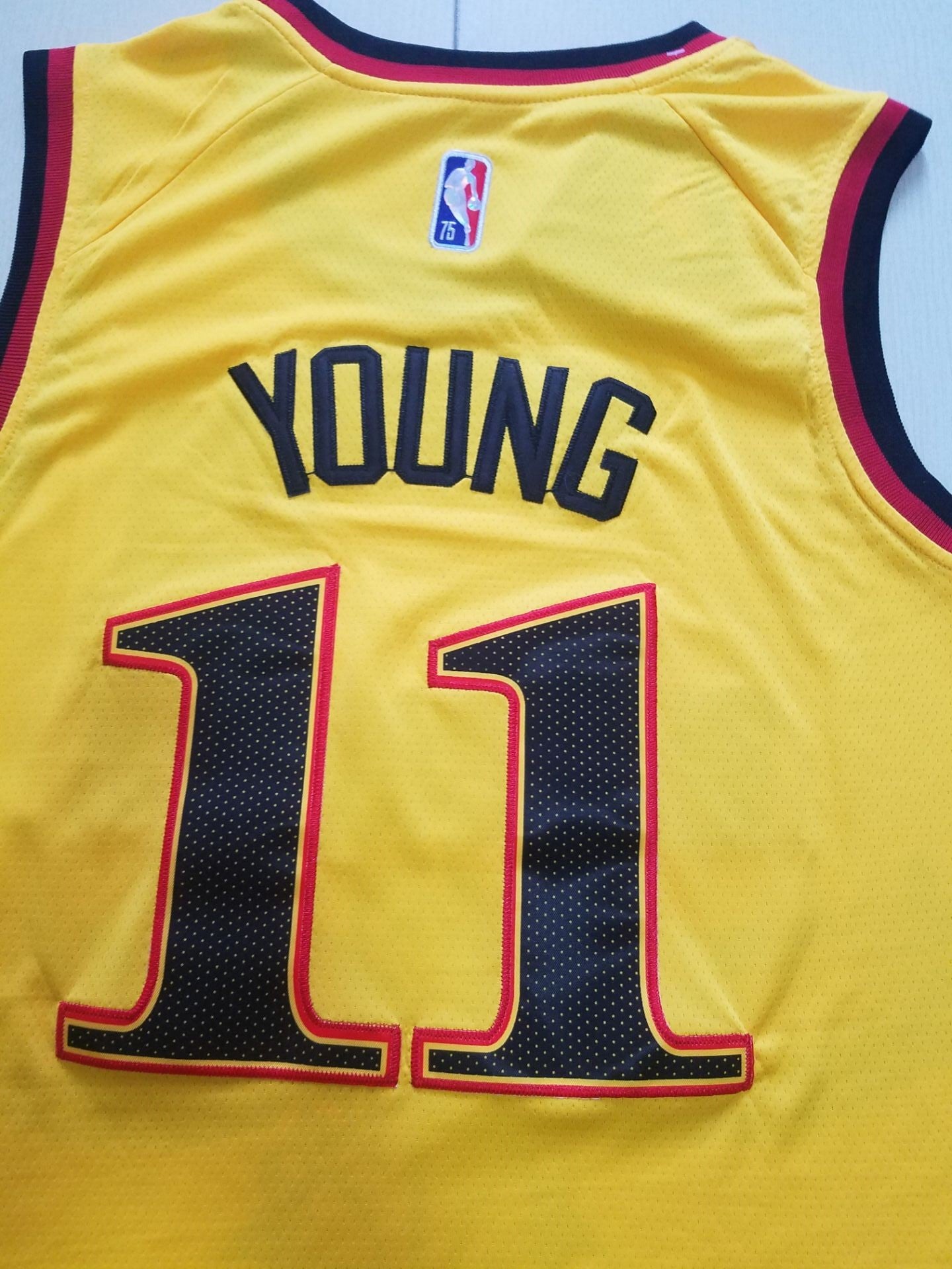 Men's Atlanta Hawks Trae Young Yellow 2021/22 Swingman Jersey - City Edition