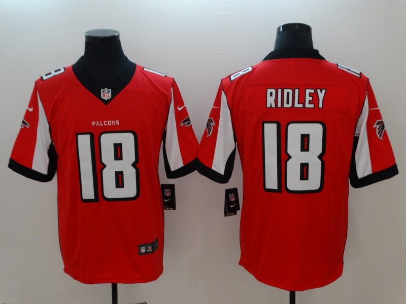 Men's Atlanta Falcons Calvin Ridley #18 Red Game Jersey