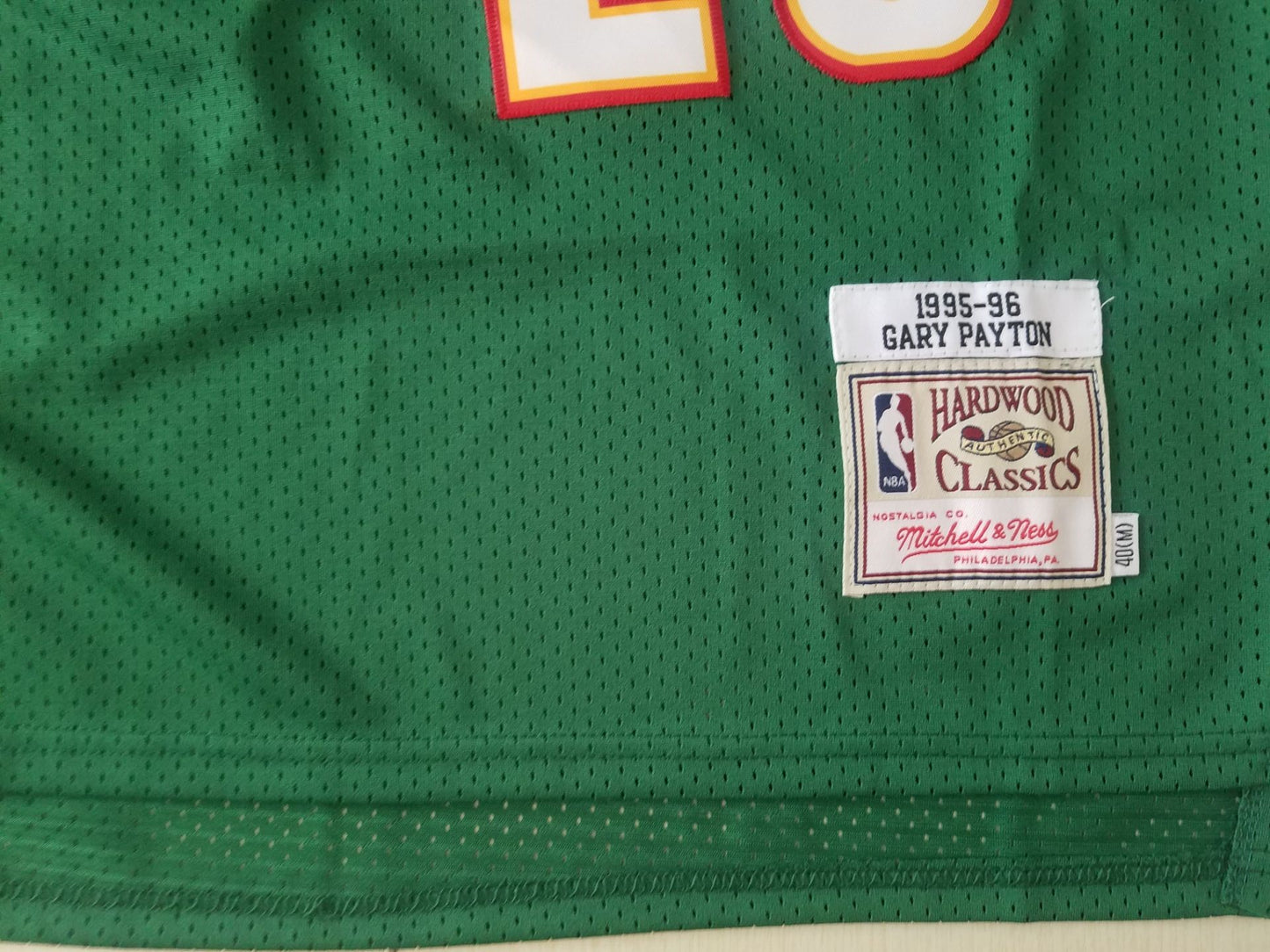 Men's Seattle Supersonics Gary Payton #20 Green Swingman Player Jersey