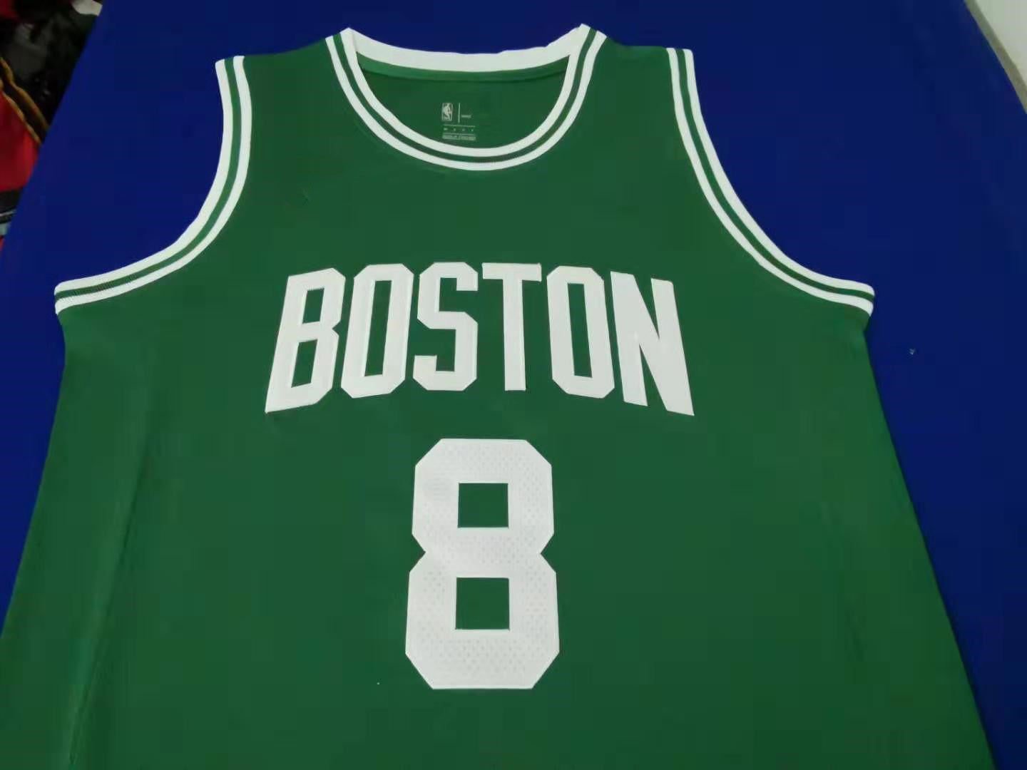 Men's Boston Celtics Kemba Walker #8 NBA Green Game Jersey