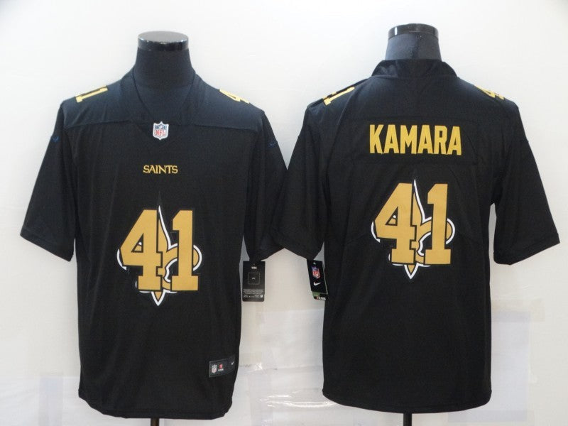 Men's New Orleans Saints #41 Alvin Kamara Black Player Jersey