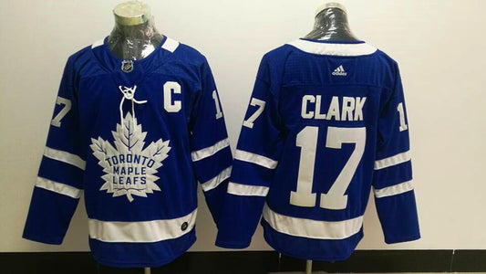 Men's Toronto Maple Leafs Wendel Clark #17 Blue Player Game Jersey