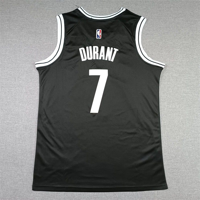 Men's Brooklyn Nets Kevin Durant #7 Black 2022/23 Swingman Jersey - Icon Edition