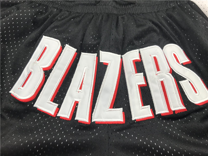 Men's Portland Trail Blazers Black Basketball Shorts