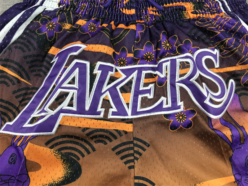 Men's Los Angeles Lakers Year of Rabbit Edition Pocket Shorts