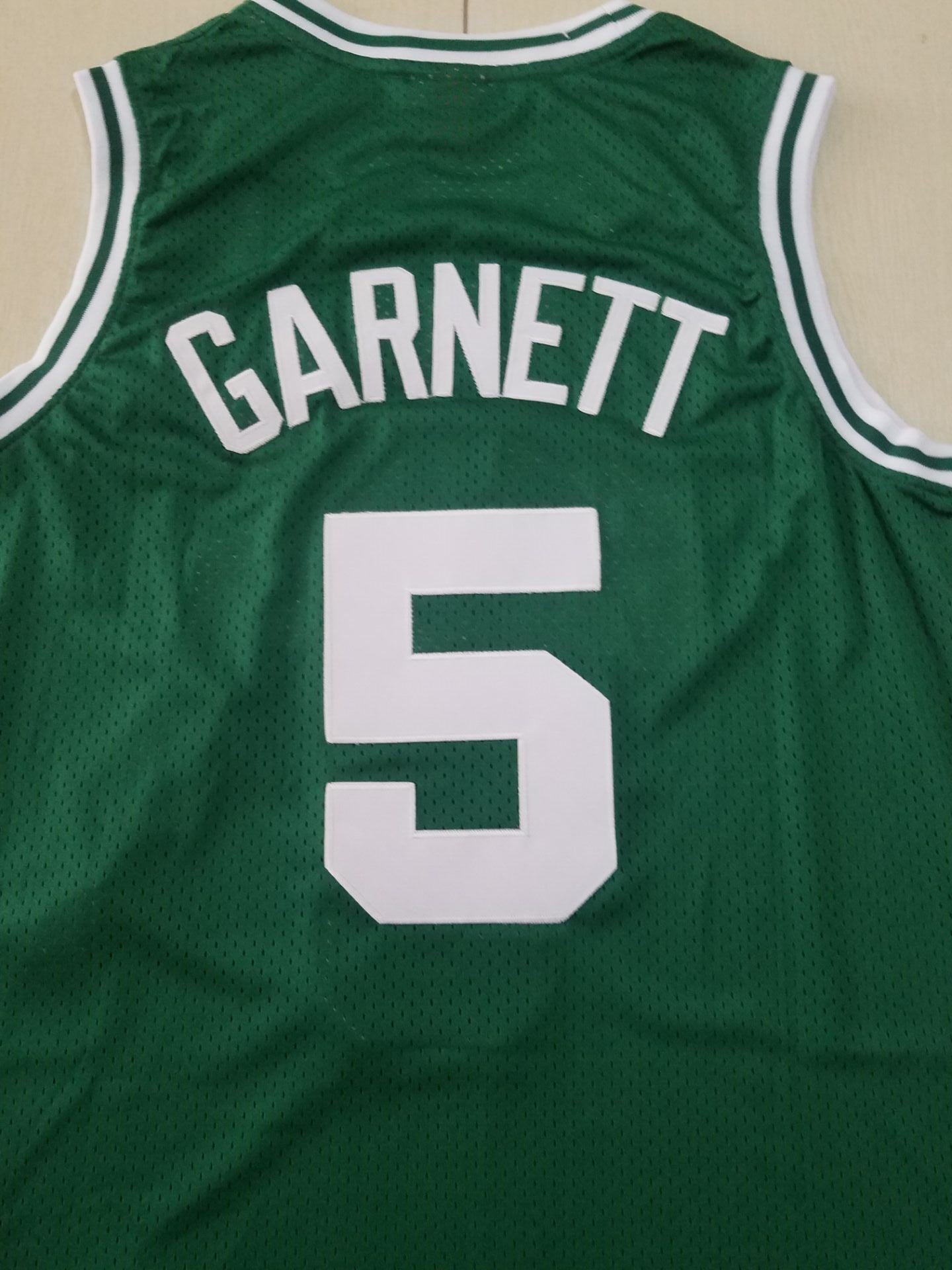 Men's Boston Celtics Kevin Garnett Green 2005-06 Hardwood Classics Player Jersey