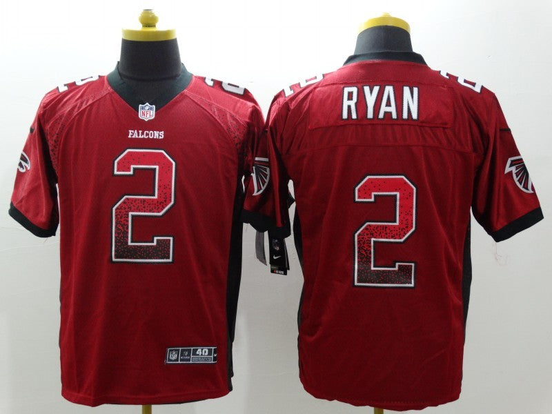 Men's Atlanta Falcons Matt Ryan #2 Red Game Player Jersey