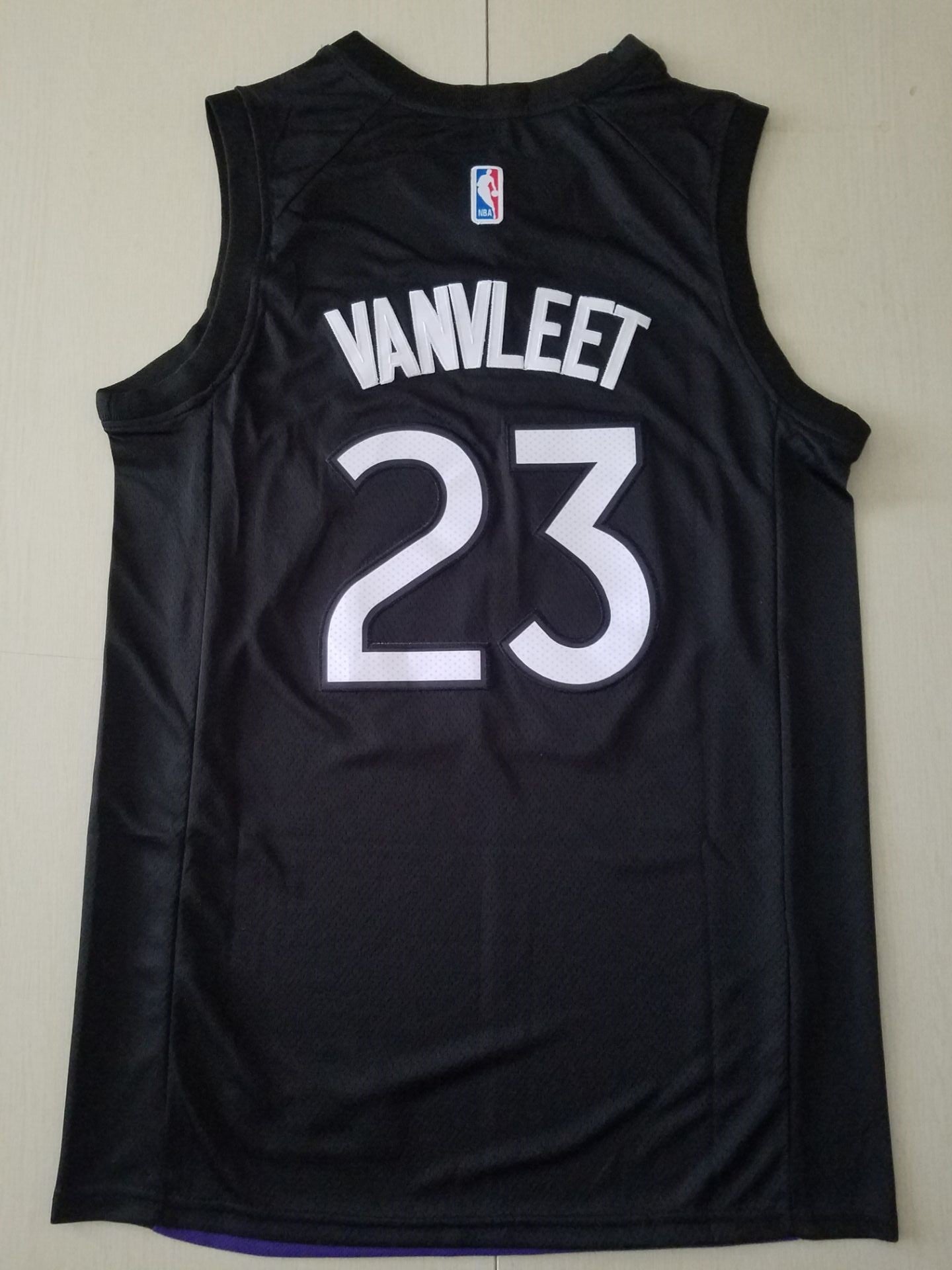 Men's Toronto Raptors Fred VanVleet Black/Purple 2020/21 Swingman Player Jersey