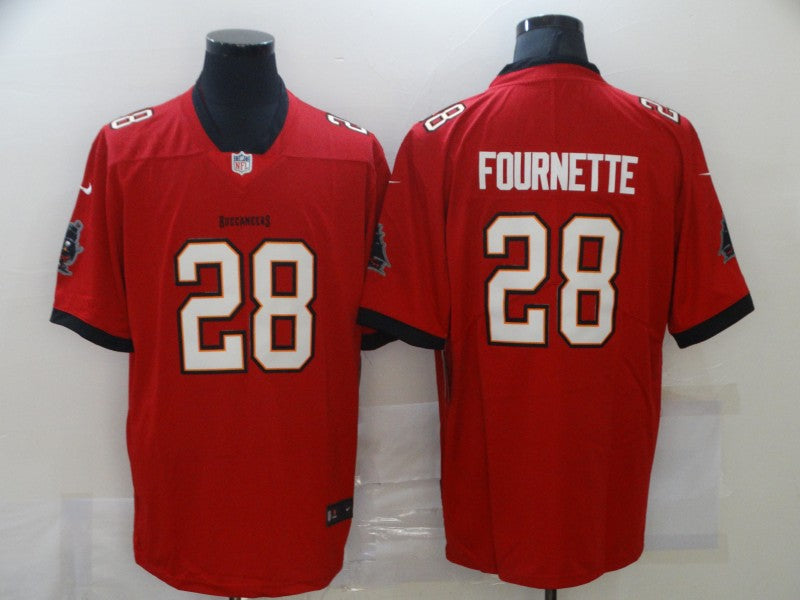 Men's Tampa Bay Buccaneers Leonard Fournette #28 Red Game Jersey