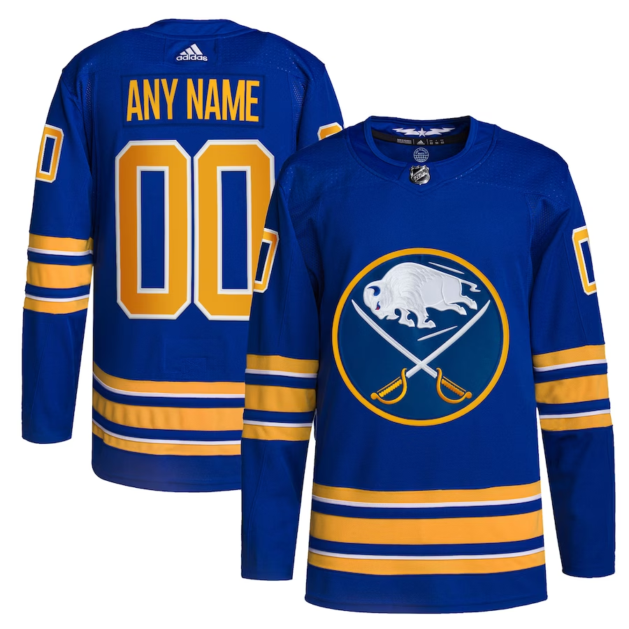 Men's Buffalo Sabres Royal Custom Player Jersey