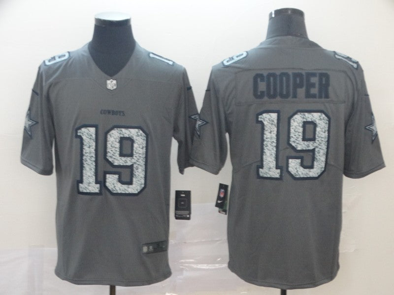 Men's Dallas Cowboys Amari Cooper #19 Gray Player Game Jersey