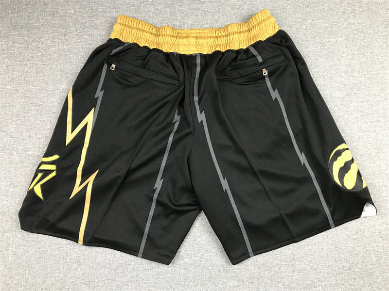 Men's Toronto Raptors Black City Edition Basketball Shorts