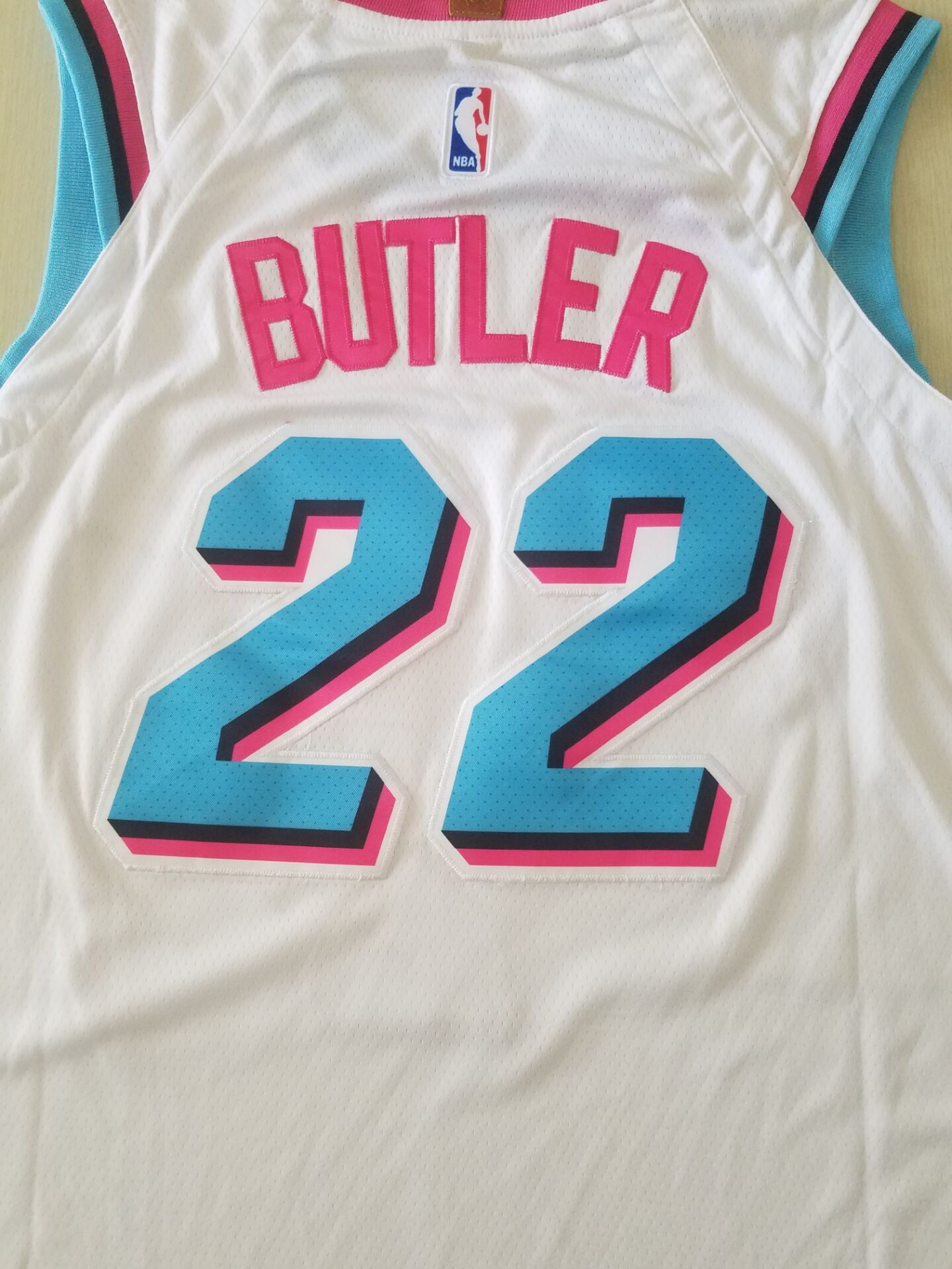 Men's Miami Heat Jimmy Butler #22 NBA White Swingman Jersey