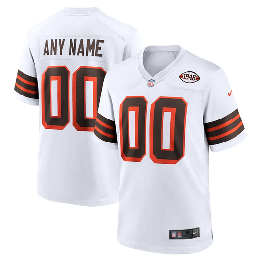 Custom Cleveland Browns ACTIVE PLAYER Custom 1946 Vapor Stitched American Football Jerseys