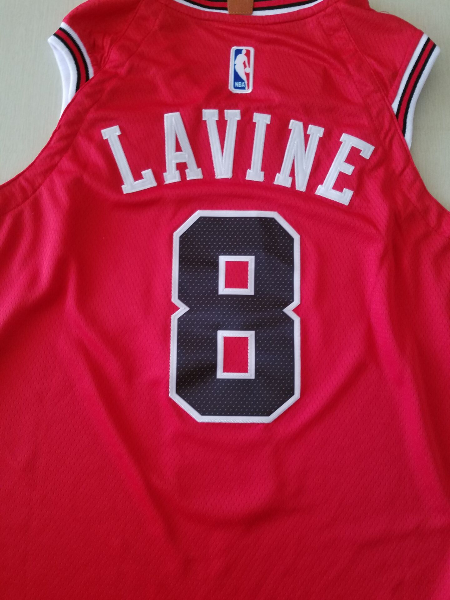 Men's Chicago Bulls Zach LaVine #8 Red Fast Break Player Jersey