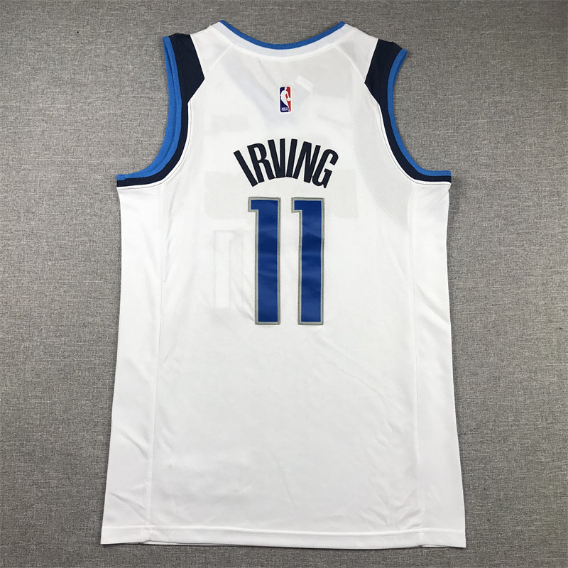 Men's Dallas Mavericks Kyrie Irving #11 White Fastbreak Jersey - Association Edition